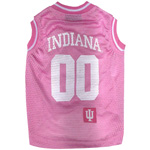 IND-4021 - Indiana Hoosiers - Pink Mesh Basketball Jersey